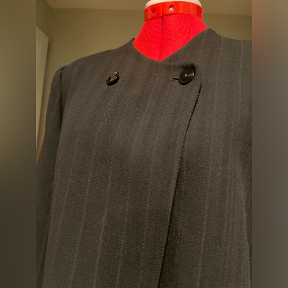 VTG 80s Chocolate Brown Joan & David Blazer Jacket Made In Italy - Picture 2 of 12